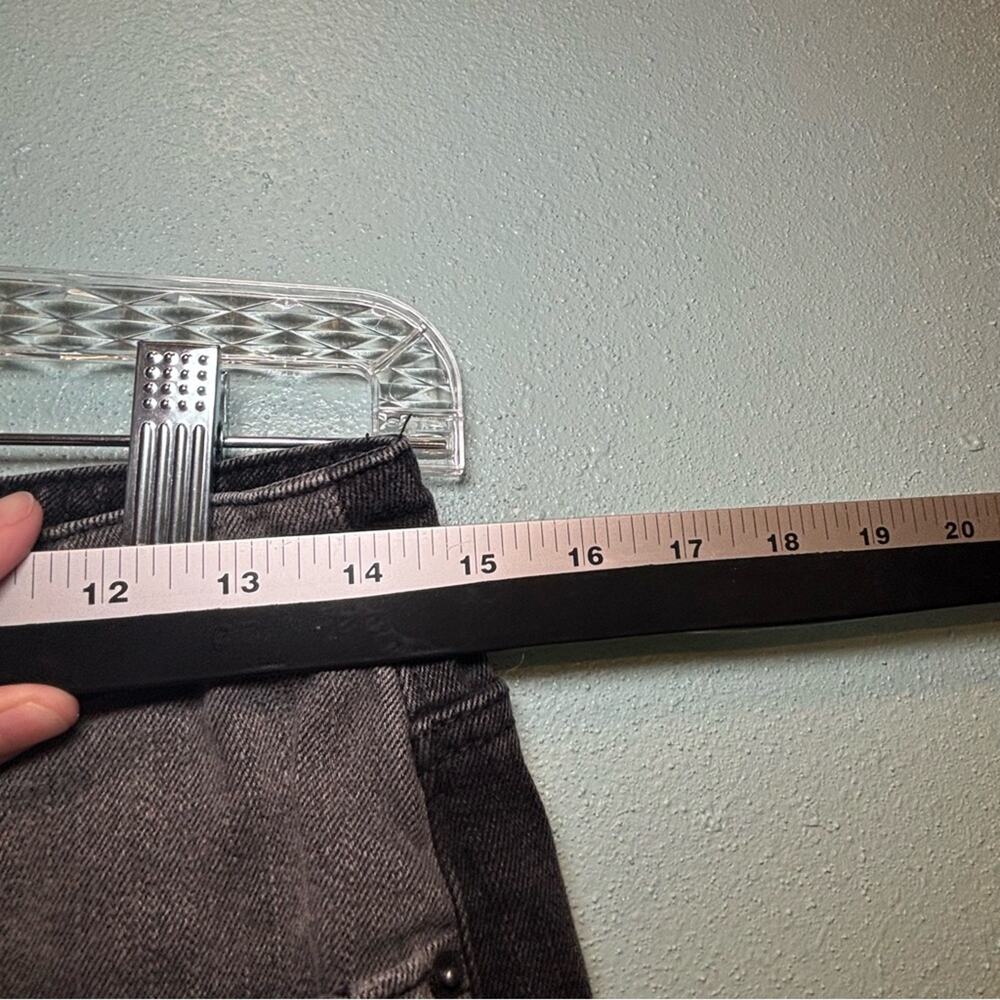 Hidden Two-Tone Distressed Wide Leg Gray & Black Jeans Women’s Size 27 Grunge - Picture 5 of 10